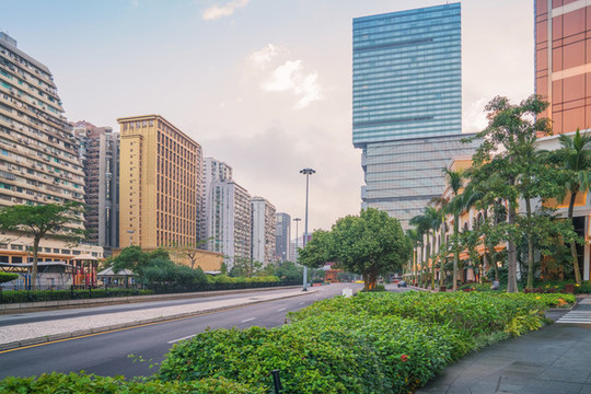 新澳门街的现代风貌，高清图片下的城市魅力澳门新街坊项目规划